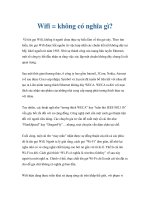 Wifi = không có nghĩa gì? doc