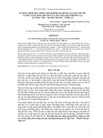 Sử dụng trâu đực giống ngoại hình to nhằm cải tạo tầm vóc và khả năng sinh trưởng của đàn trâu địa phương tại xã Ngọc Sơn - Thanh Chương - Nghệ An pot