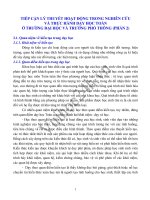 TIẾP CẬN LÝ THUYẾT HOẠT ĐỘNG TRONG NGHIÊN CỨU VÀ THỰC HÀNH DẠY HỌC TOÁN Ở TRƯỜNG ĐẠI HỌC VÀ TRƯỜNG PHỔ THÔNG (PHẦN 2 ppt