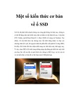 Một số kiến thức cơ bản về ổ SSD pptx