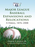 Major League Baseball Expansions and Relocations pot