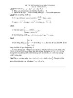 đề thi thử đại học cao đẳng năm 2012 số 135