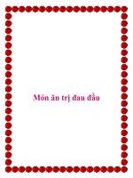 Món ăn trị đau đầu. doc