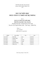 Đề tài : QUẢN LÝ ĐĂNG KÝ MÔN HỌC TRƯỜNG ĐẠI HỌC NHA TRANG docx