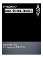 Đồ án:Trung tâm đồng hồ Thụy Sĩ doc