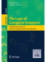 The Logic of Catagorial Grammars pot