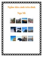 Ngắm tiên cảnh trên đỉnh Nga Mi doc