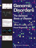 GENOMIC DISORDERS The Genomic Basis of Disease doc