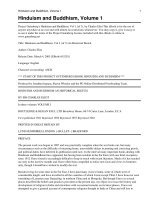Hinduism and Buddhism, Vol I. (of 3) An Historical Sketch doc