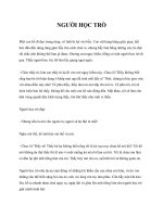 NGƯỜI HỌC TRÒ ppt
