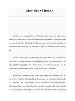 Giới thiệu về Hội An pdf