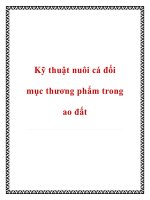 Kỹ thuật nuôi cá đối mục thương phẩm trong ao đất potx