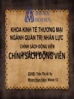 Chính sách động viên của tập đoàn Toyota pot