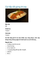 Cá hấp xốt gừng ớt cay pdf