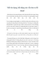 ''Siết tín dụng, bất động sản vẫn tìm ra lối thoát'' potx