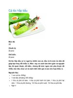 Cá lóc hấp bầu docx