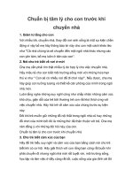 Chuẩn bị tâm lý cho con trước khi chuyển nhà doc