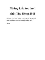 Những kiểu tóc ''''hot'''' nhất Thu Đông 2011 docx