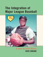 The Integration of Major League Baseball potx