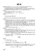 Tuyển Tập 45 Đề Ôn Thi Đại Học Toán 2013 - Đề 21 docx