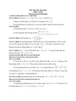 Đề Thi Thử Đại Học Khối A, A1, B, D Toán 2013 - Phần 35 - Đề 5 ppt