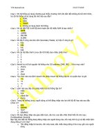 ĐỀ THI HỌC PHẦN 4 NGÀNH MẠNG (có đáp án) - ĐỀ SỐ 7 pdf