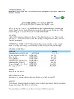 DẦU ĐỘNG CƠ XĂNG VÀ DIESEL TẢI TRỌNG NẶNG docx