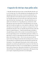 4 nguyên tắc khi lựa chọn phần mềm ppt