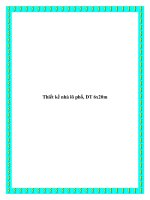 Thiết kế nhà lô phố, DT 6x20m doc