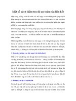 Một số cách kiểm tra độ an toàn của liên kết pot