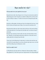 Bạn muốn bỏ việc? pptx