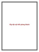 Sắp đặt nội thất phòng khách docx