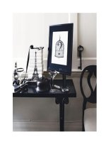 Trang trí nội thất với tông màu chủ đạo là đen trắng docx