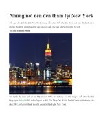 Những nơi nên đến thăm tại New York potx