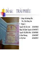 Đề tài: Trái phiếu pot