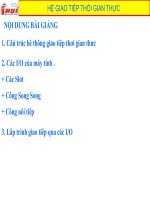 HỆ GIAO TIẾP THÒI GIAN THỰC potx