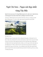 Ngũ Chỉ Sơn – Ngọn núi đẹp nhất vùng Tây Bắc docx