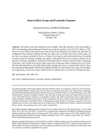 Interest Rate Swaps and Economic Exposure potx