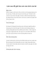 Làm sao để giải tỏa cơn cáu kỉnh của bé doc