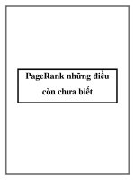 PageRank những điều còn chưa biết doc