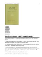 The Great Intendant A Chronicle of Jean Talon in Canada 1665-1672 doc