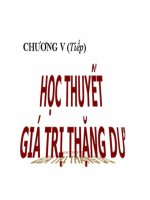 Chương 5: Học thuyết giá trị thặng dư docx