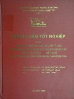 ứng dụng thương mại điện tử trong marketing quốc tế tại một số doanh nghiệp xuất khẩu việt nam thực trạng và giải pháp nâng cao hiệu quả
