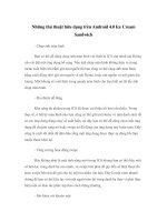 Những thủ thuật hữu dụng trên Android 4.0 Ice Cream Sandwich doc