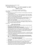 hướng dẫn bc thực tập đh hùng vương