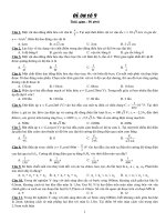 Môn vật ký đề ôn số 9 pot