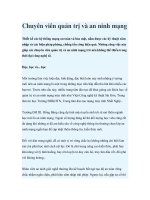 Chuyên viên quản trị và an ninh mạng ppt