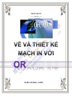 Thiết kế mạch in với Orcad pot