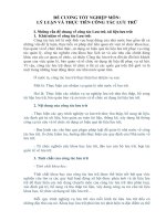 Đề cương ôn tập tốt nghiệp môn văn thư lưu trữ