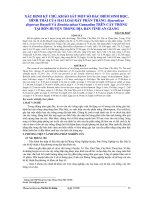 XÁC ĐỊNH KÝ CHỦ, KHẢO SÁT MỘT SỐ ĐẶC ĐIỂM SINH HỌC, HÌNH THÁI CỦA HAI LOÀI RẤY PHẤN TRẮNG Aleurodicus dispersus Russell VÀ Bemisia tabaci Gennadius TRÊN CÂY TRỒNG TẠI BỐN HUYỆN TRÊN ĐỊA BÀN TỈNH AN GIANG ppt